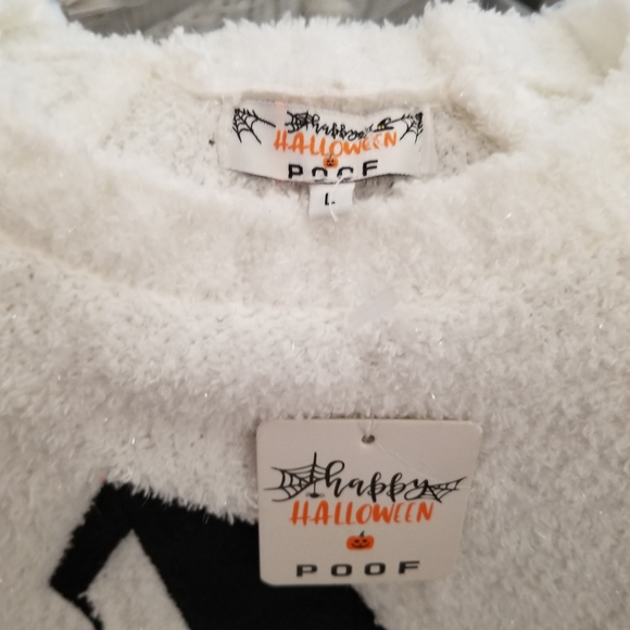 C&C CALIFORNIA Halloween Swatter Halloween Poof S Large White Gnome Sequence NWT - Picture 3 of 8